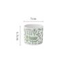 Creative Cylindrical Ceramic Flower Pot Gardening Decoration Succulent Plant Potted Flower Vase Interior Countertop Flower Pot