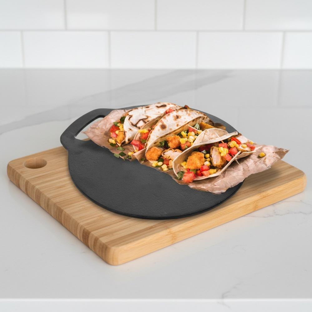 Sartén para tortillas y panqueques de hierro fundido LITINA 25 cm