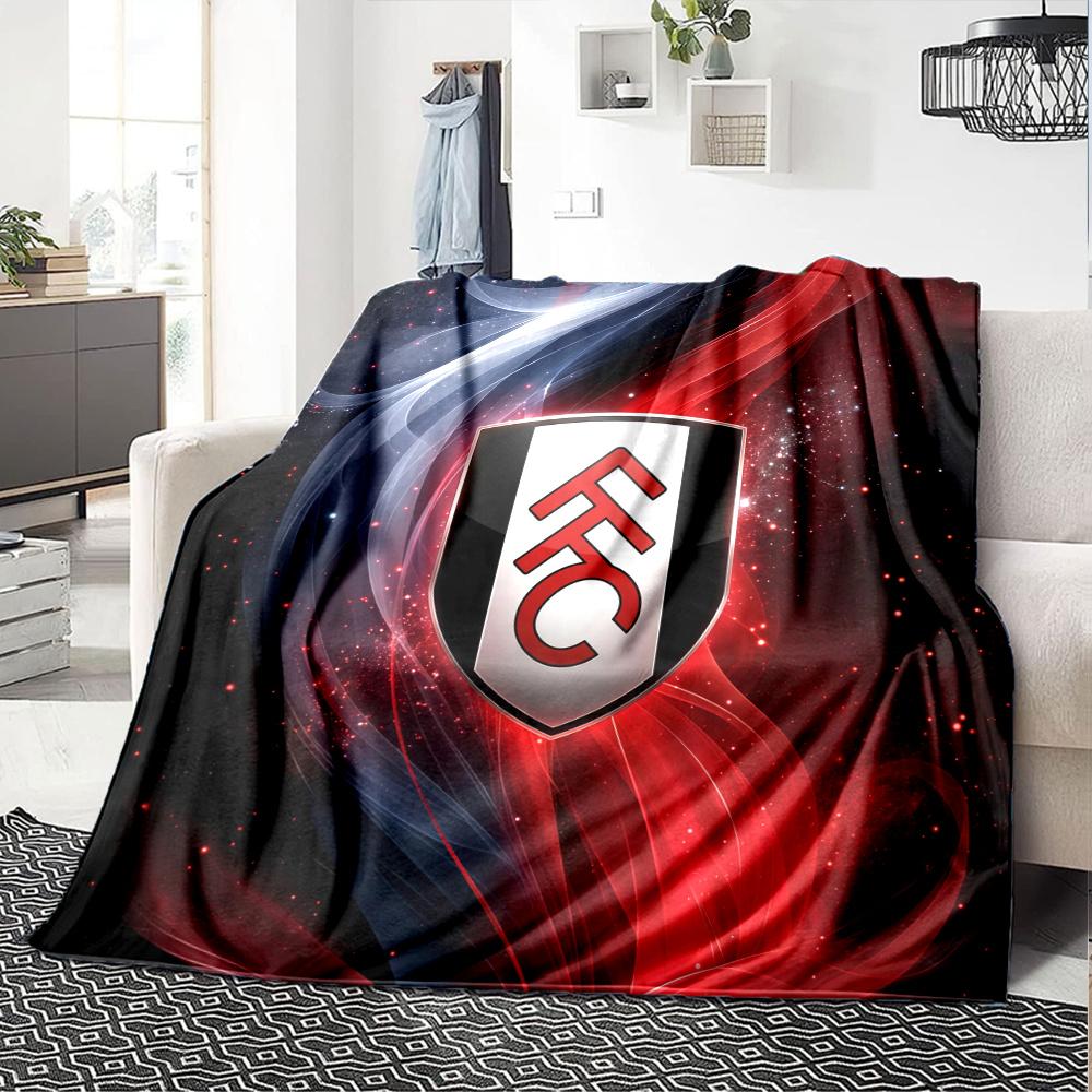 Fulham F.C Flannel Blanket, High quality Comfortable for All Seasons, Home Decor, Warmth and Comfort