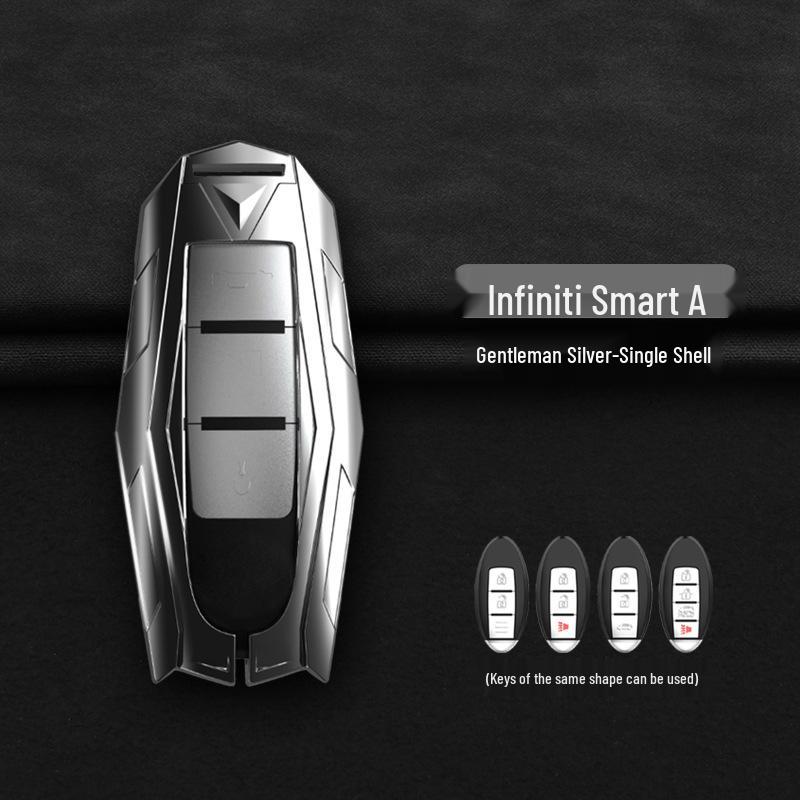 

Чехол для ключа Infiniti для QX50, M25, FX35, QX60, QX70, G25, Q50L – Сумка-ракушка с пряжкой Includes Button Film + Gift Box