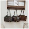 Large Capacity Retro Tote Bag - Women's 2025 Spring/Autumn Fashion Commuter Handbag