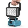 Flashlight with 2 USB Charging Port for Makita Battery Work Lamp Portable Lantern Battery NOT Included