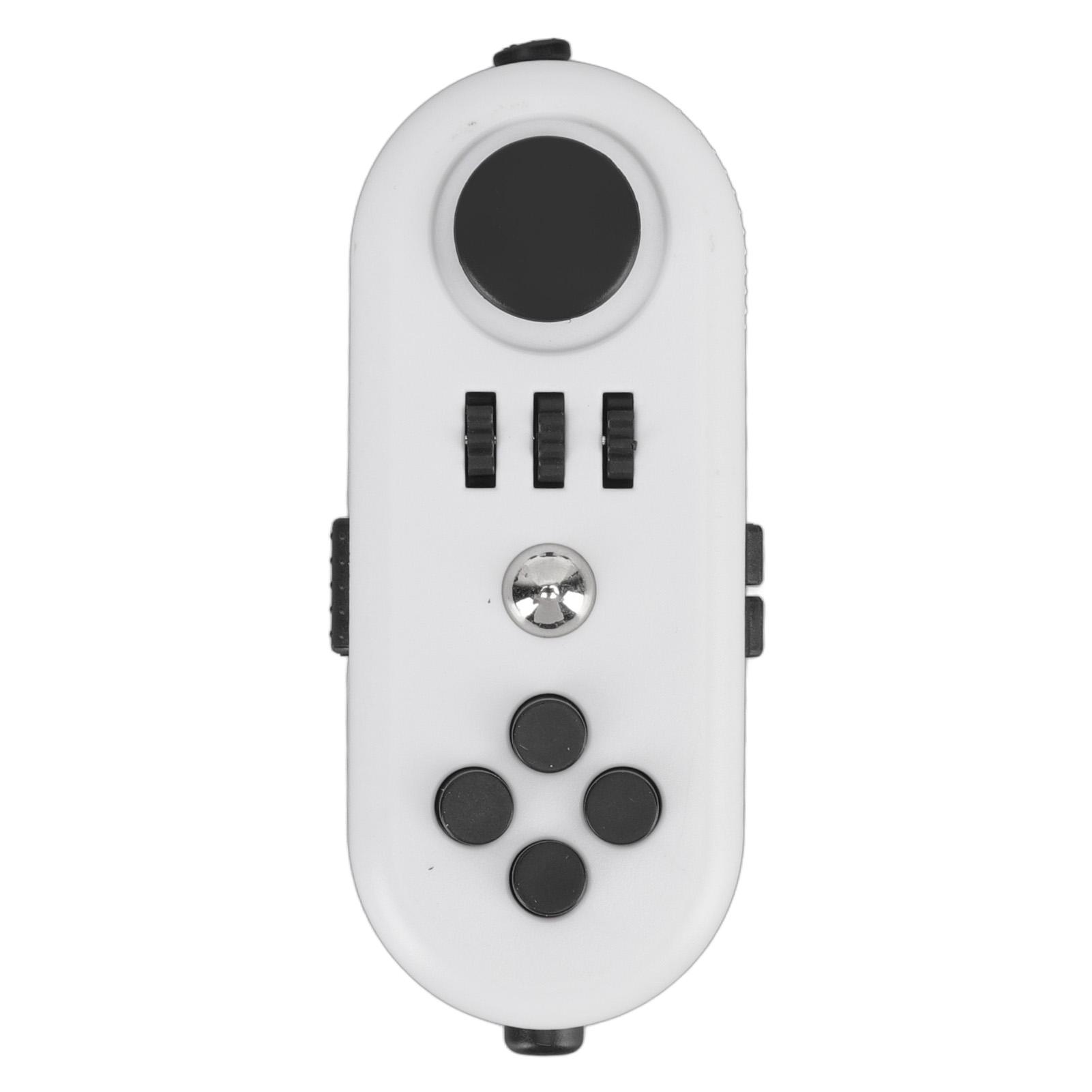 

Игрушка Fidget Уменьшает стресс Расслабляет настроение Портативная тревожная сенсорная игрушка Сенсорные Fidgets Контроллер Pad 5 White and Black