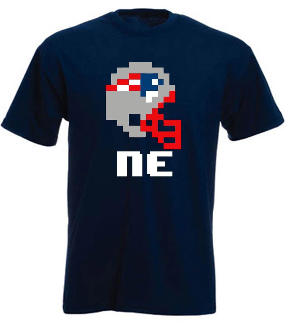 Mac Jones New England Patriots Tecmo Bowl Helmet Long Short Sleeve T-Shirt S