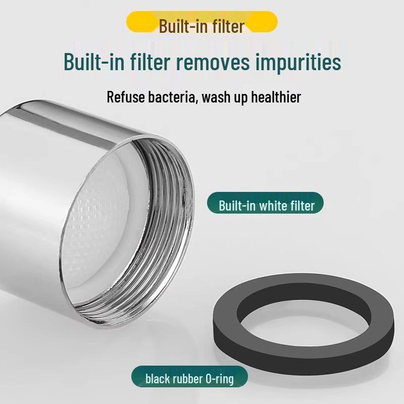 Uniwersalny Zestaw Dysz Aeratora do Baterii: Osłona przed pryskaniem, Filtr siatkowy, Kompatybilność z ciepłą/zimną wodą