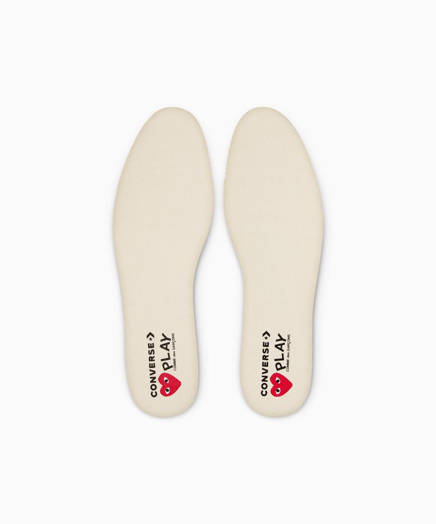 Converse X Play Comme Des Garçons Single Heart Chuck 70 High A08801C