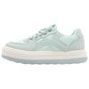Mint Green Board Shoes Women's Autumn and Winter New Versatile Thick-soled Heightening Bread Shoes Sports and Leisure White Shoes