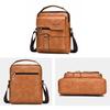 Men Crossbody Bag Men Shoulder Bags Zippers Handbags Large Capacity Artificial Leather Bag For Male Messenger Tote Bags Bolsa