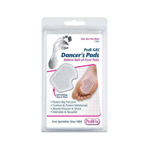 Sesamoid bone protection adhesive pads (Dancer's Pads) One size fits all (one pair for left and right)