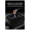 Black Console Storage Box Magnetic Closure Flip Cover Design Expandable Compartment For Maverick Center Console