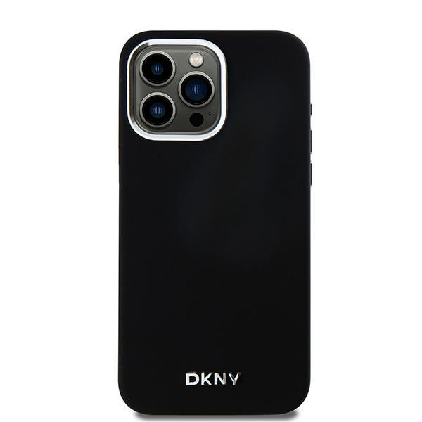 Dkny Dkhmp15Xsmchlk Iphone 15 Pro Max6.7 Czarny/Black Hardcase Liquid Silicone Small Metal Logo Magsafe