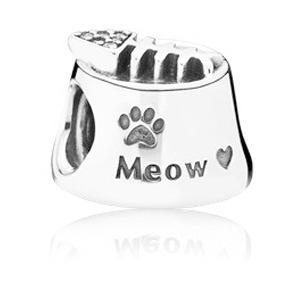 Copper Cute Animal Paw Prints Bone Beads Fits For Original Bracelet Jewelry Pendant Jewelry Creation Accessories Of Gifts