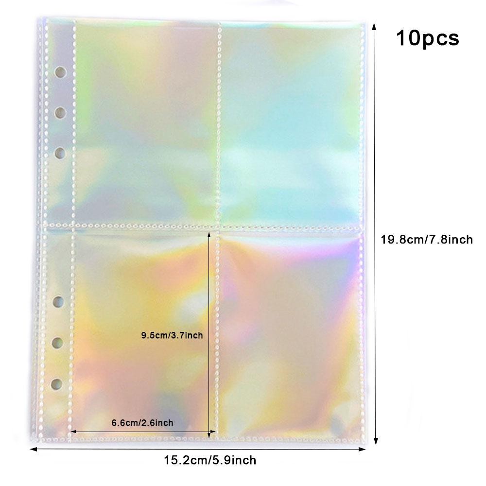 A5 Clear Album Binder Photocards Holder Storage Collesction Sheet Book & Photo Organizer Journal Diary Planner School Stationery