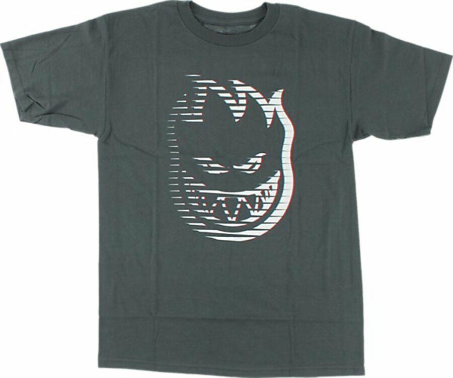 Spitfire Wheels SPEEDHEAD Skateboard T Shirt CHARCOAL Unisex T-Shirt M