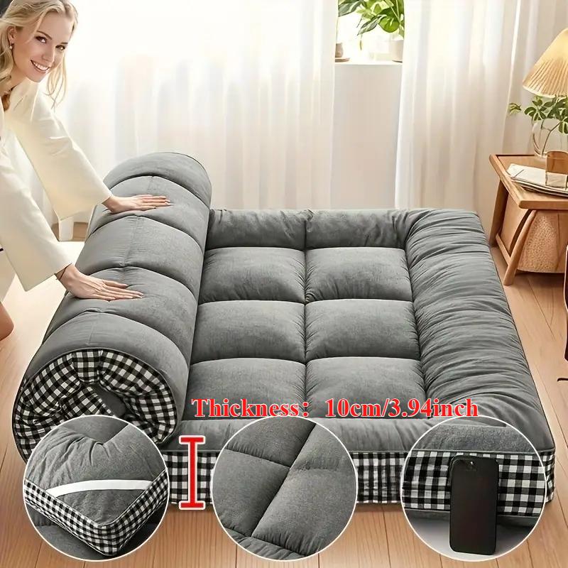 NewestFoldable Lightweight Portable Sleeping Pad/Tatami Mat Japanese Futon Mattress Soft Fabric,Easy Storage & Travel Mattress