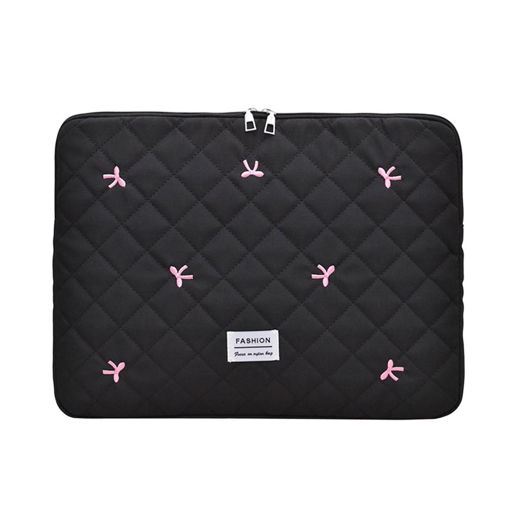 Laptop Carrying Case,Computer Sleeve Laptop Protective Cover with Zipper for Womens Girls Gift Cute Bows Laptop Sleeve