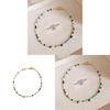 French Retro Pearl Beaded Necklace With Geometric Design For Elegant Women
