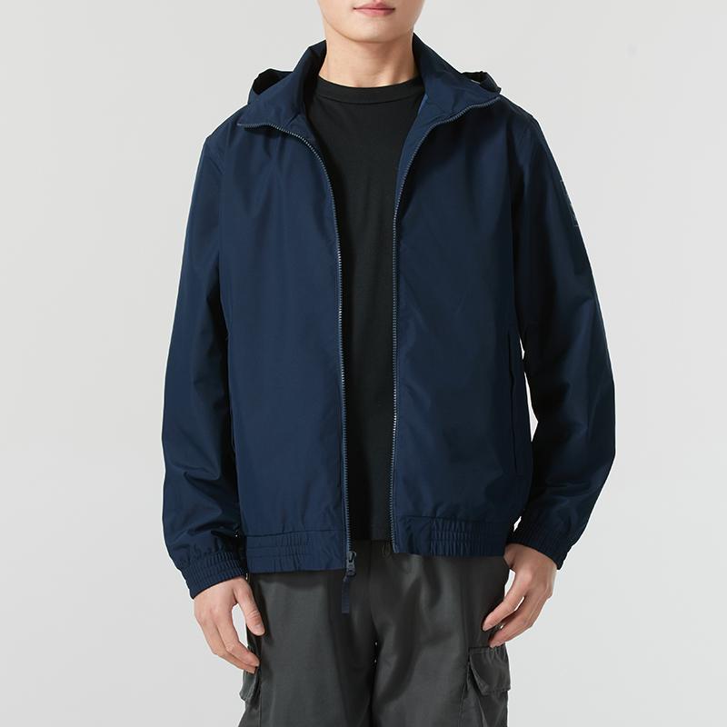 Timberland Giacca Moda Versatile con Cappuccio Colore Unico Uomo giacche Blu Scuro A6ATG433