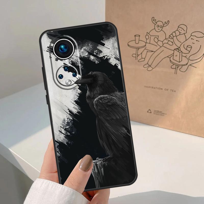 Crow Raven Dark Skull For Honor Magic 7 Lite 5 6 8 Pro Case For Honor 400 200 90 70 50 X8c X8b X9a X9b X9c X9d Win