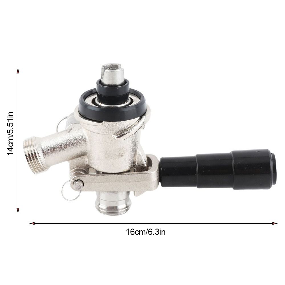 7 piece S Type Keg Coupler Silver Safety Pressure Relief Valve Draft Beer Dispenser Home Brewing