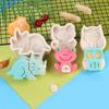 Animal Series Fondant Mold Biscuits Mold DIY Cartoon Press Baking Mold Birthday Cookie Tools Cake Decorating Tools
