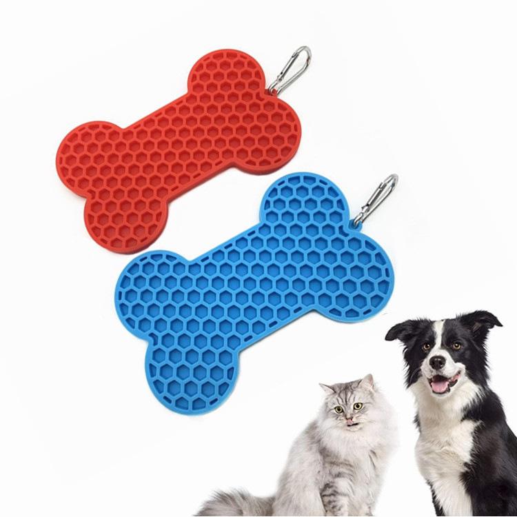 Silicone Slow-Feeder Lick Mat for Cats & Dogs