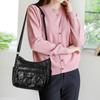 Retro PU Bag  Large-capacity Middle-aged Mother Bag Lightweight Leisure Messenger Bag
