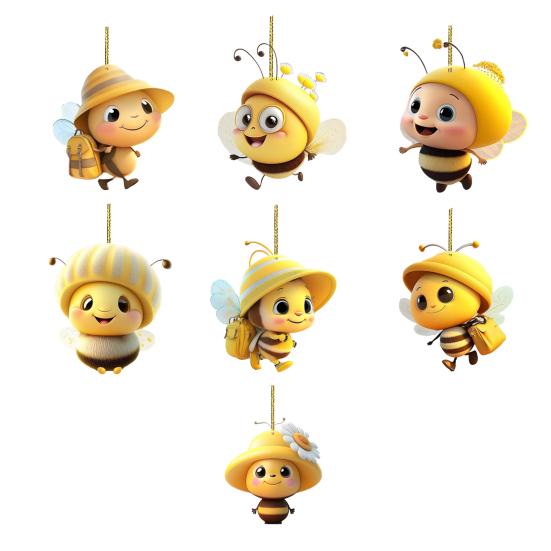 Little Bee Hanging Decoration, Cute and Cute, with Various Styles To Choose from If You Are Looking for a Unique Gift Someone Who Loves Themed Items,