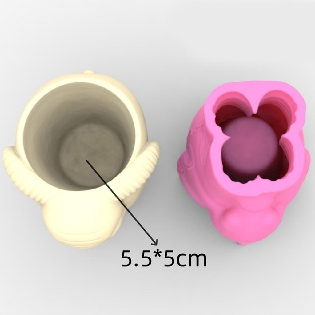 Formy do doniczek 3D Elephant Flower Pots Formy z żywicy epoksydowej Uchwyt na długopisy Świecznik Cementowa doniczka Formy silikonowe Dekoracje domu