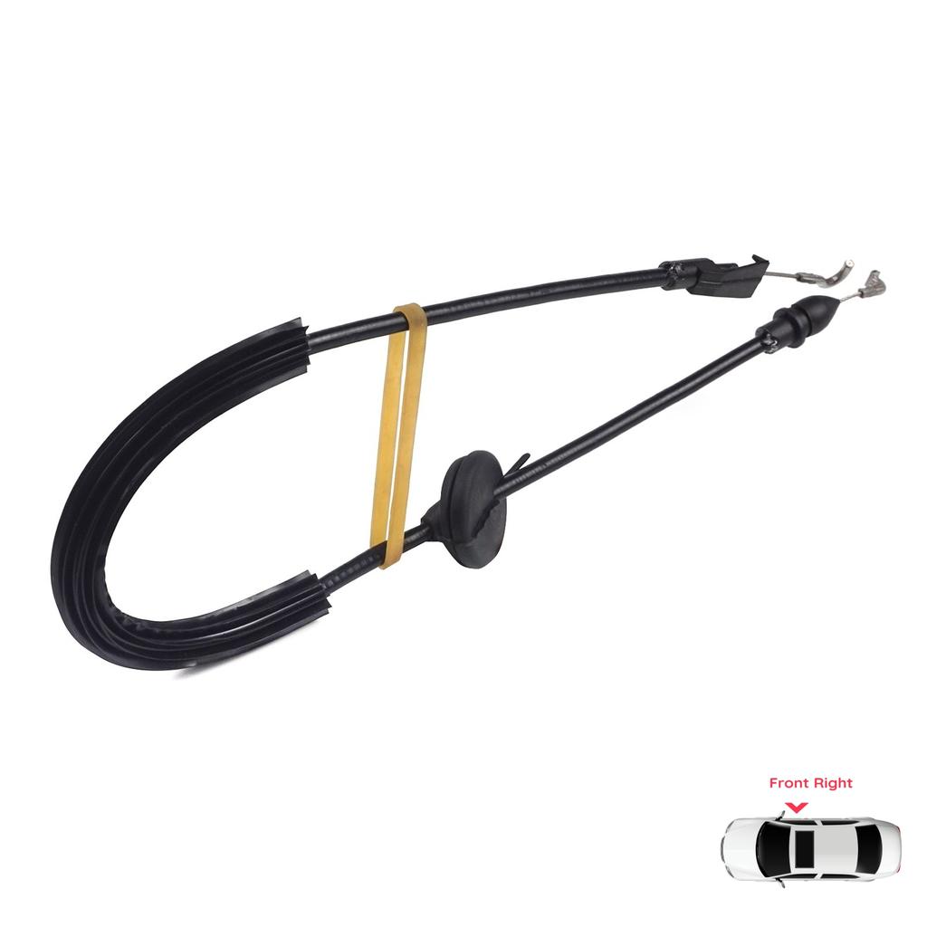 BDP198 Inner Door Release Latch Bowden Cable Front Right 58 Cm For VW Caddy MK3 2K 2004-2015 Touran MK1 1T 2003-2015 2K0837114B