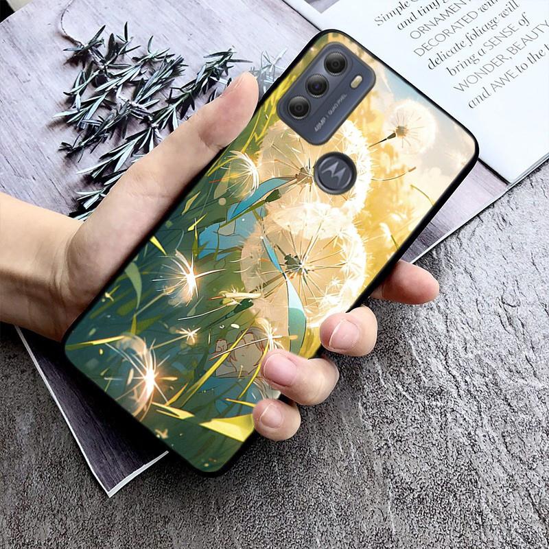Anime Landscape Art Phone Case For Moto Edge 50 40 Pro Edge 40 30 Ultra Neo Fusion G Power G Stylus G Play E32 E20 E40