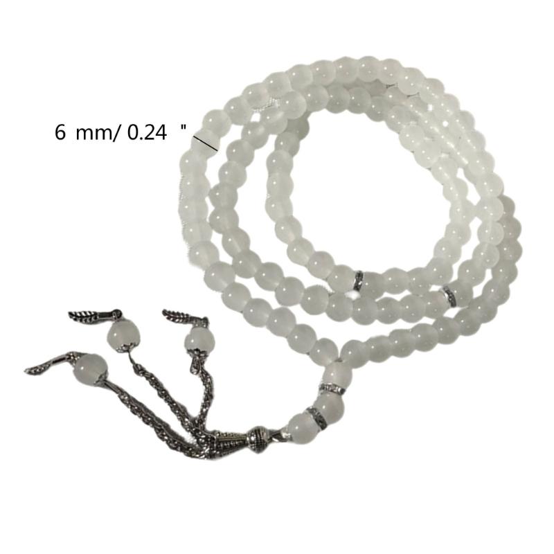 Islamic Tasbih Prayer Bead Bracelet Muslims Rosary Beaded Handchain Worship Supplies Accessory Unique Religion Eid Gift