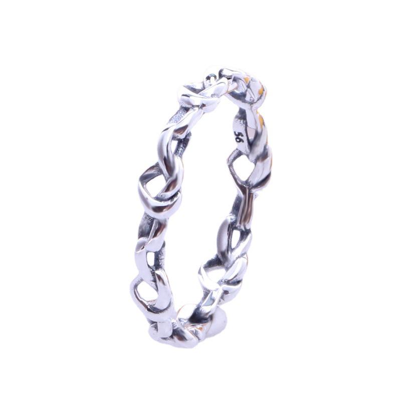 Pan Jia Heart Intertwined Ring: Chic, Simple Heart-to-Heart Gift for Girlfriend 60