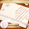 48 Roll Washi Tapes 1/1.5/2cm Floral Gold Foil Adhesive Decorative Masking Tape Scrapbook Stationery Stickers School Supplies
