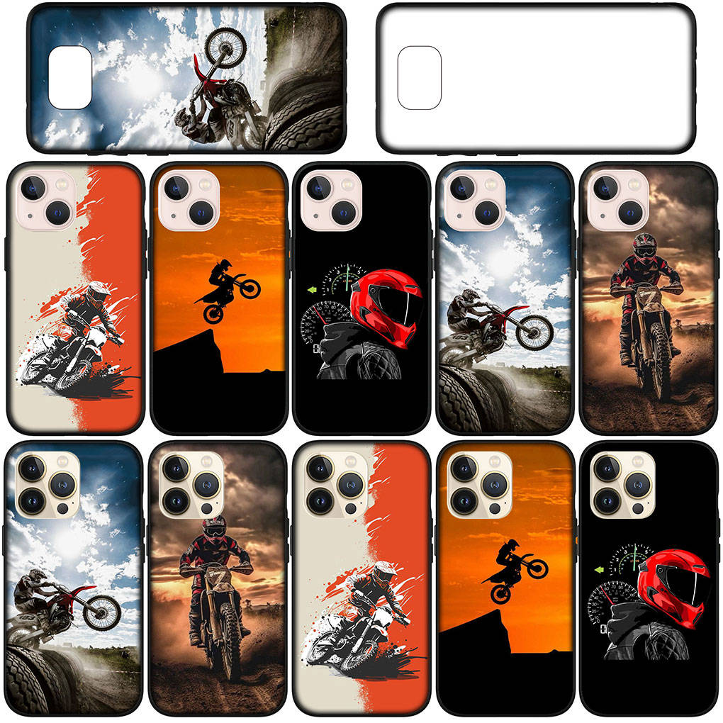 Pro Samsung Galaxy S24 S23 iPhone 15 14 Xiaomi Redmi Note 13 12 11 8 Plus 10 9 Pro Max X XR Pouzdro na telefon Plakát Moto Cross Motocykl Mobil OPPO Huawei