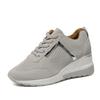 Plus Size Summer 2021 Wedge Heel Mesh Sneakers - Women's Lace-Up Sporty Casual Shoes