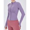 Nude Feel Stand-up Collar Slim Fit Slim Looking Women's Long-Sleeved Sports Jacket