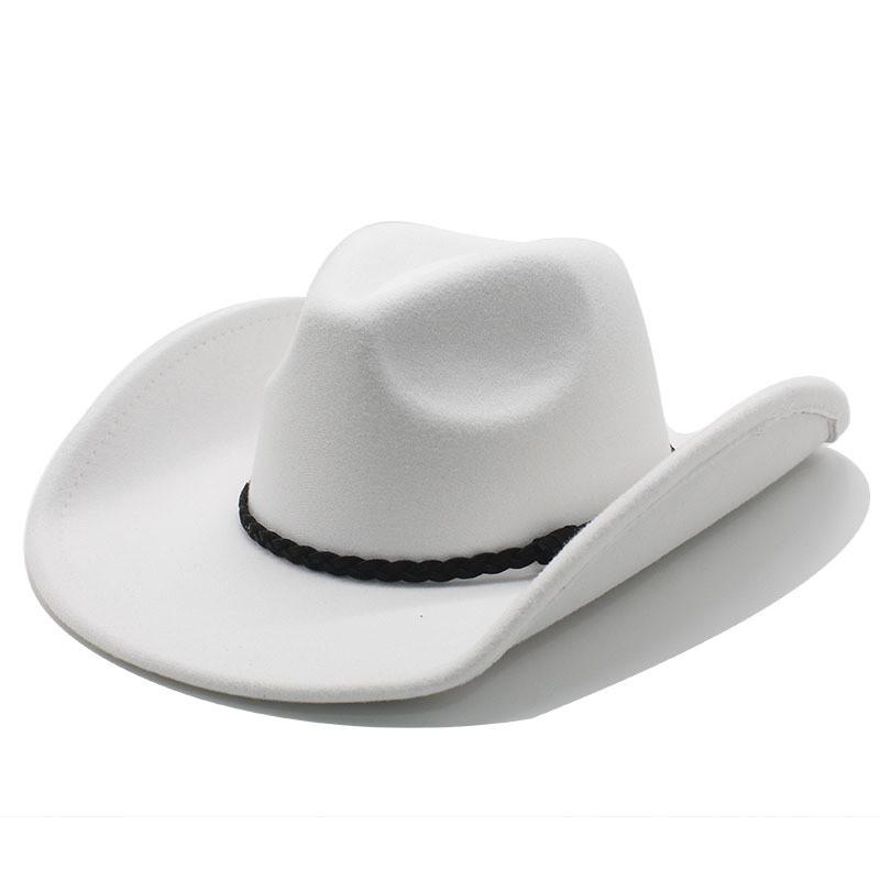 Traditional Wool Felt Gentleman Hat With Wide Brim For Winter Casual Wear