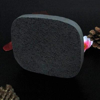 1PCNatural Black Bamboo Charcoal Face Clean Sponge Wood Fiber Face Wash Clean Sponge Beauty Makeup Accessory Cleaning Puff