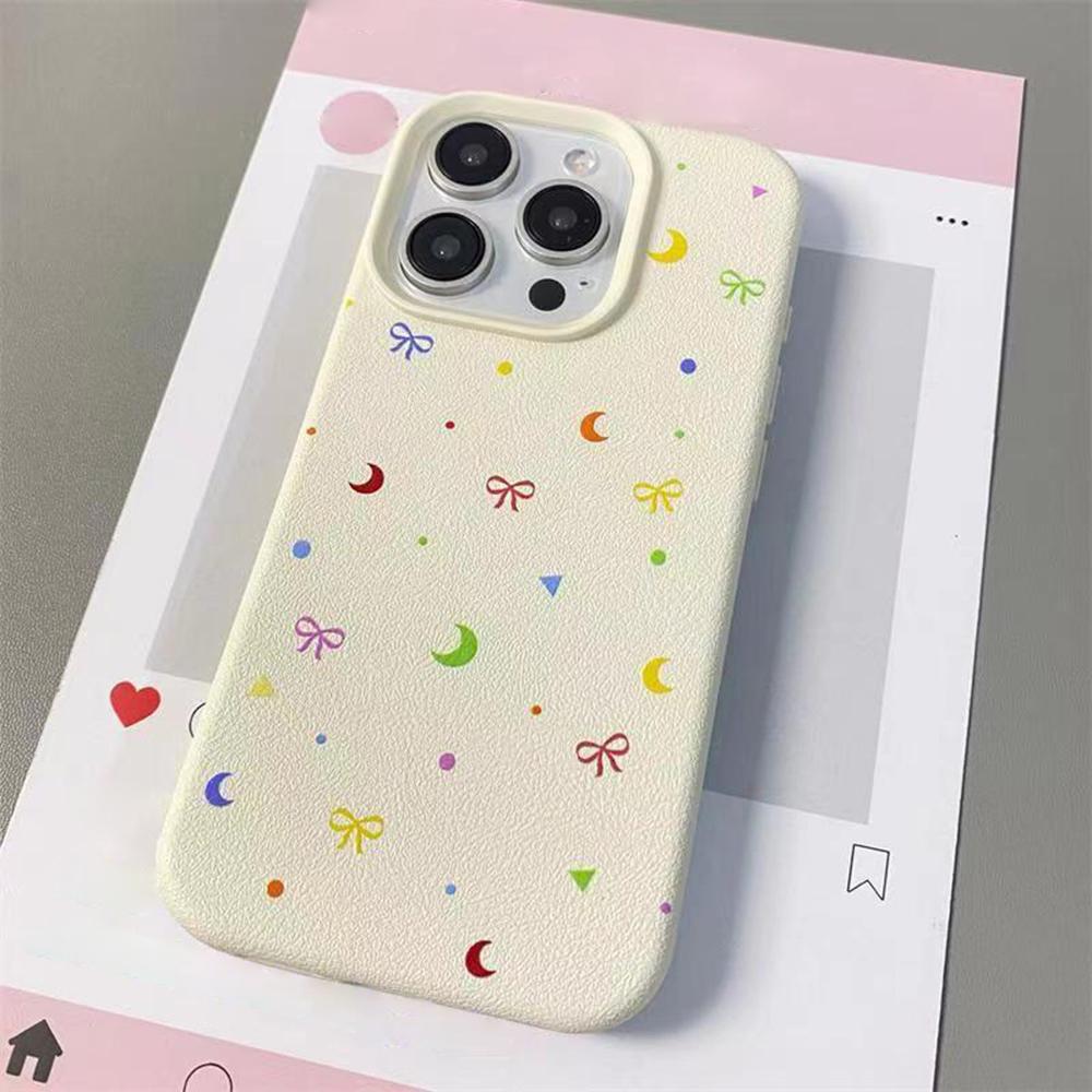 Phone Case for iPhone 11 13 XR XS Max Case iPhone 12 14 15 16 Pro Max 12 Pro 15 Plus Leather Painted Waterproof Drop-proof and Wear-resistant Cartoon