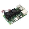 Dual Fan Heatsink Cooler for Raspberry Pi 4B/3B+, 5V 0.3A