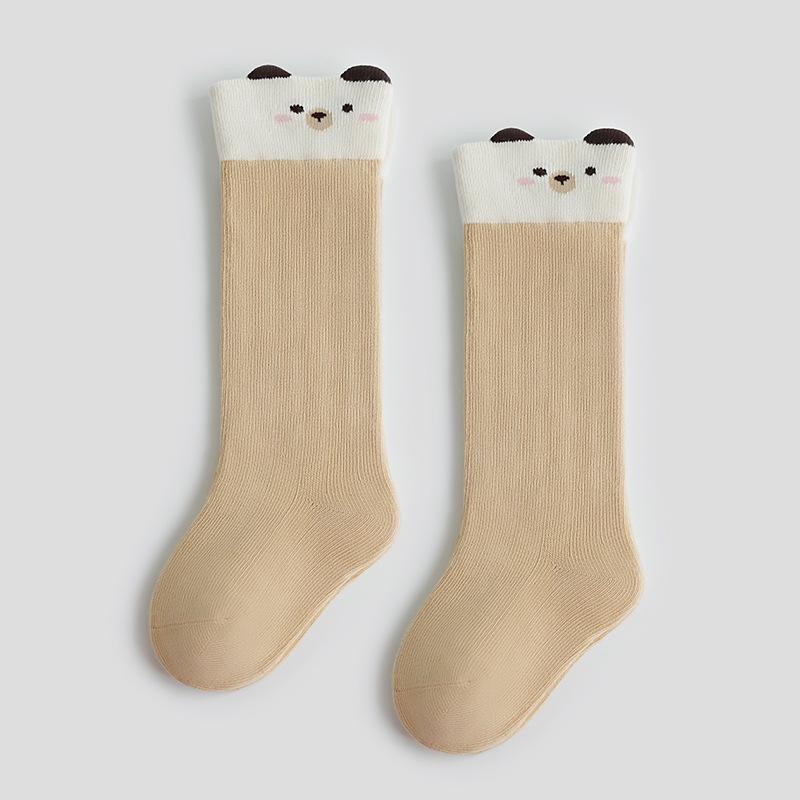 2025 Newborn Knee-High Cotton Socks: Spring & Autumn Over-the-Knee, Boneless Mid-Calf