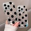 Minimalist Round Dots Pattern Soft Phone Case For iPhone 11 12 13 14 15 16 17 Pro Max 17 Air X XR XS 7 8 Plus Mirror Back Cover