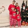 Family Matching Print Sets Pajamas Loungewear Outfits Family Matching Long Sleeve Tops+Pants Set