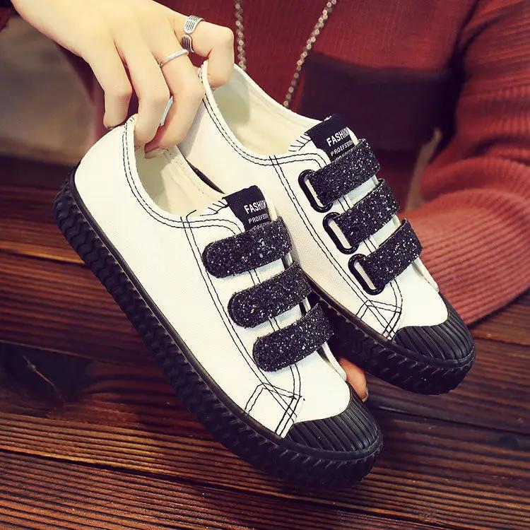 Canvas Shoes for Women Round Toe Flat Woman Footwear High Quality Cheap New In Offers Deals Aesthetic Stylish 2024 Daily Routine