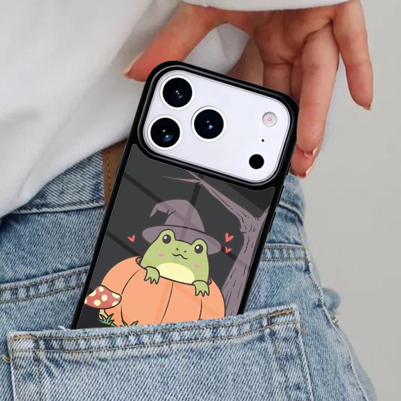 Witch Frog Phone Case for iPhone 17ProMax 12 13 14 15 16e 17 Pro Max Plus Air Cover