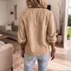 Women's Bohemian Lace Trim Cotton Linen Long Sleeve Blouse with Sleeves for Vacation Beach