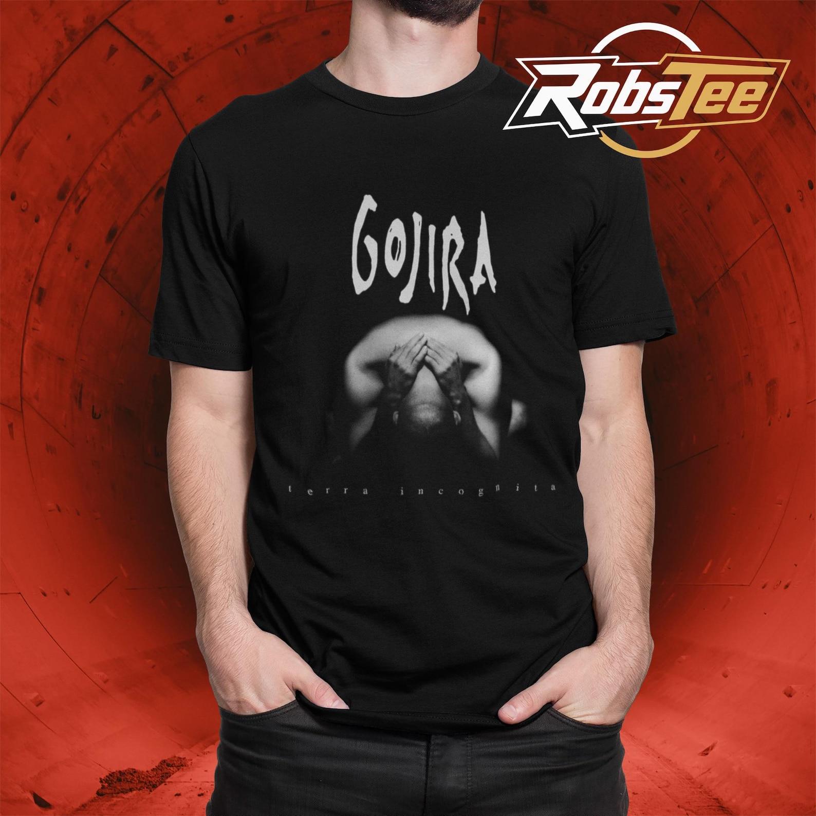Gojira T-Shirt, Heavy Metal Band Music Merch Shirt, Retro 90s Personalized Casual T-Shirt S