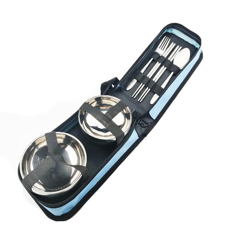 Portable Outdoor Folding Stainless Steel Bowl Set