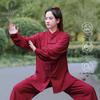 Liwu 2024 Cotton Linen Tai Chi Suit: Unisex Chinese-Style Martial Arts Wear for Spring/Autumn